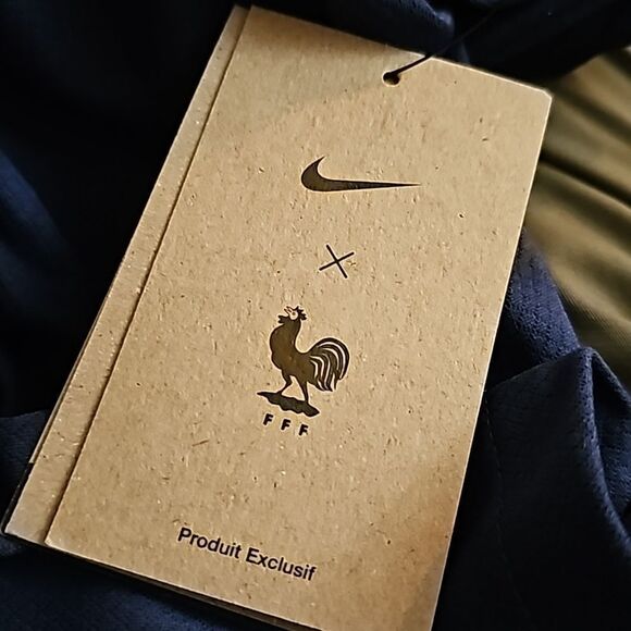 Nike France 2022 World Cup Home Jersey Medium M Navy Gold Mbappe Soccer Dri-Fit - Picture 11 of 12